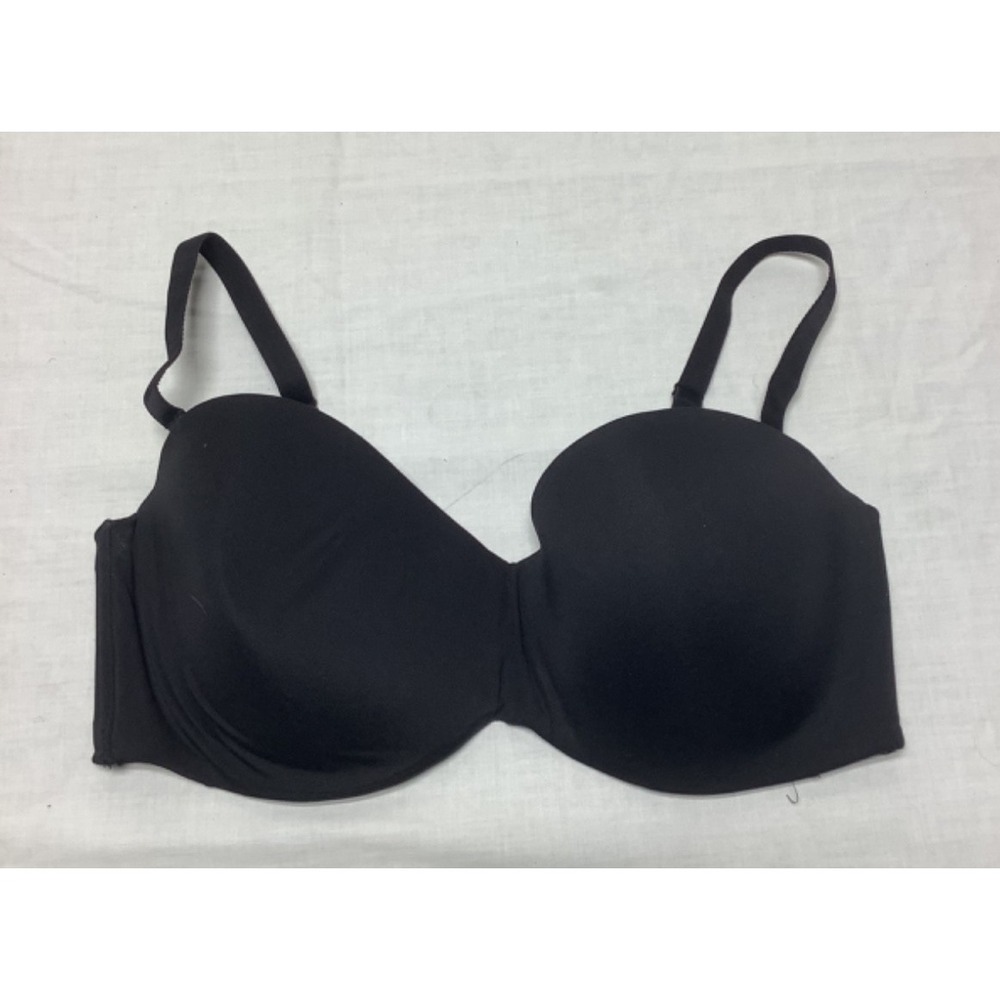 Maidenform Women's Black Bra Size 40D Full Coverage Underwire Strap or strapless